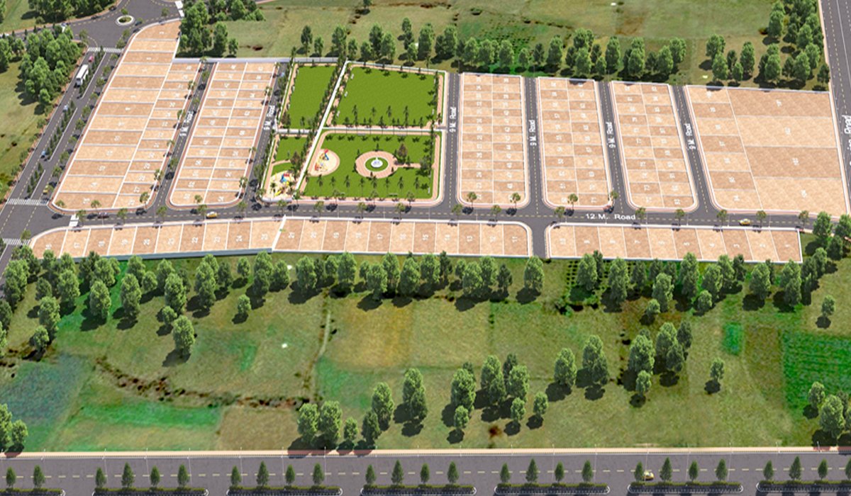 Master plan and plot demarcation